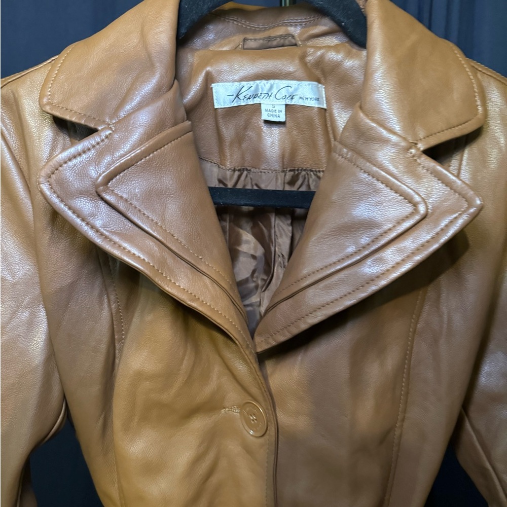 Nwt Leather Trench - image 6